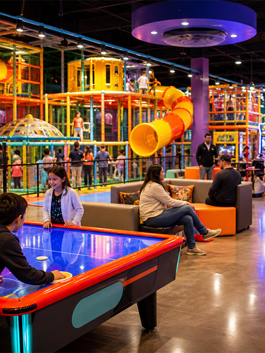 Tamdeen Entertainment, Kuwait - Left View
