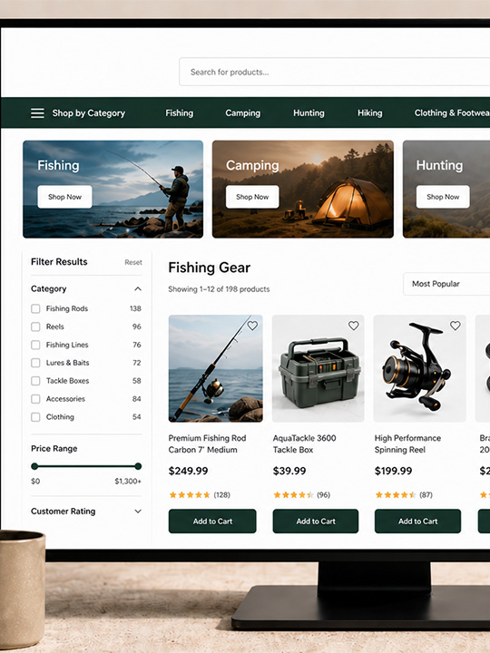 Camouflage - Outdoor &amp; Sporting Goods Retailer, Kuwait - Left View